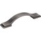 Jeffrey Alexander 96 mm Center-to-Center Brushed Pewter Strap Mirada Cabinet Pull 80152-96BNBDL - alternate 1